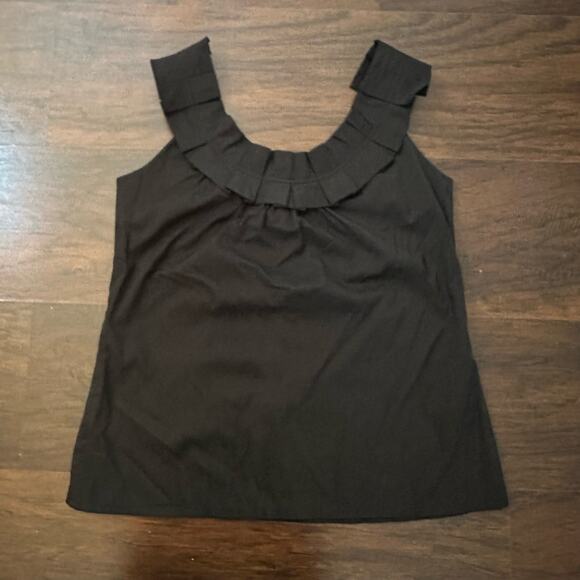 Etcetera black sleeveless tank top size 4 - Picture 5 of 10